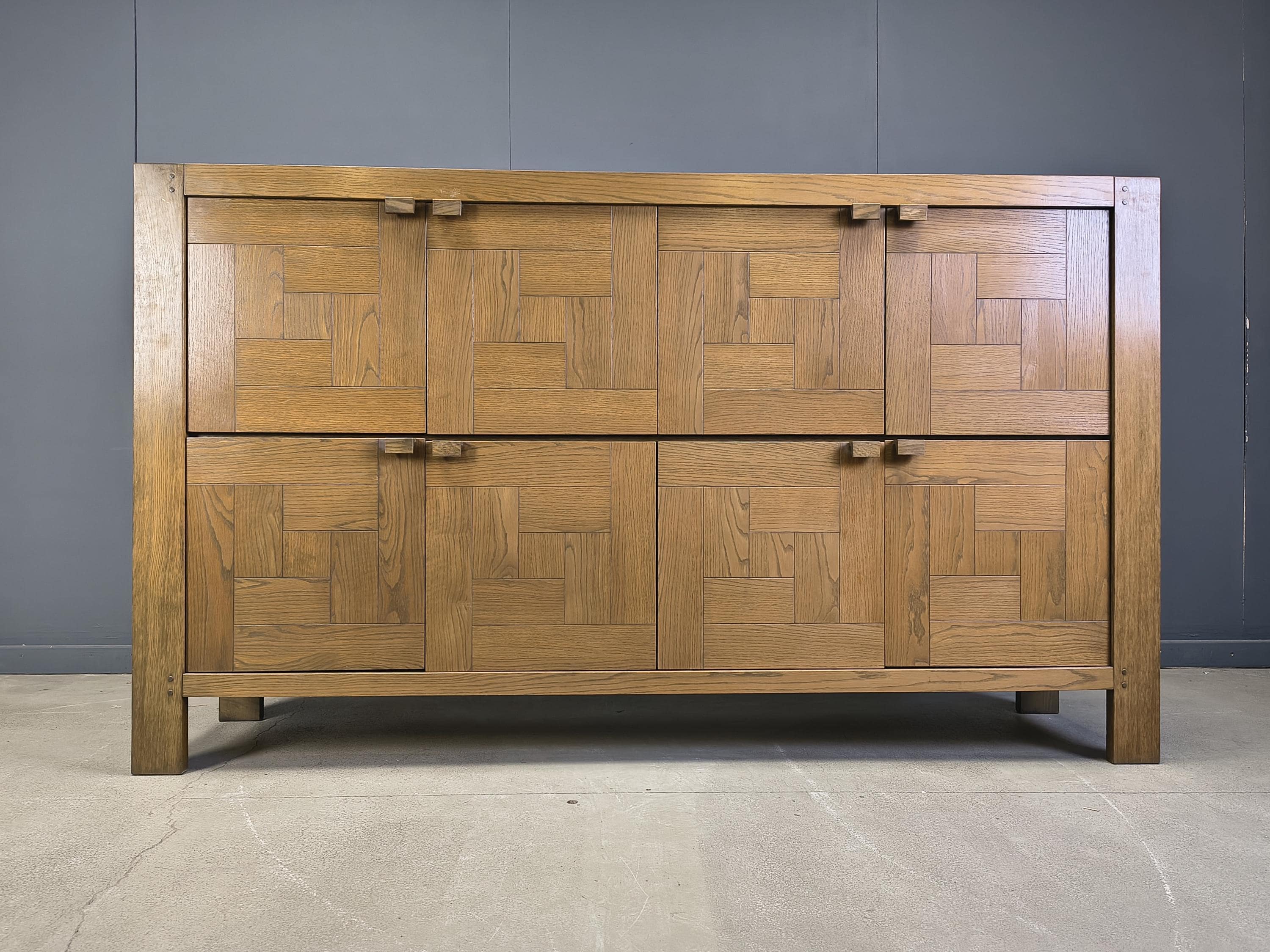 Vaisselier Vintage Par Frans Defour Pour Defour, Années 1970 - Buffet Moderne Mid-Century Grand