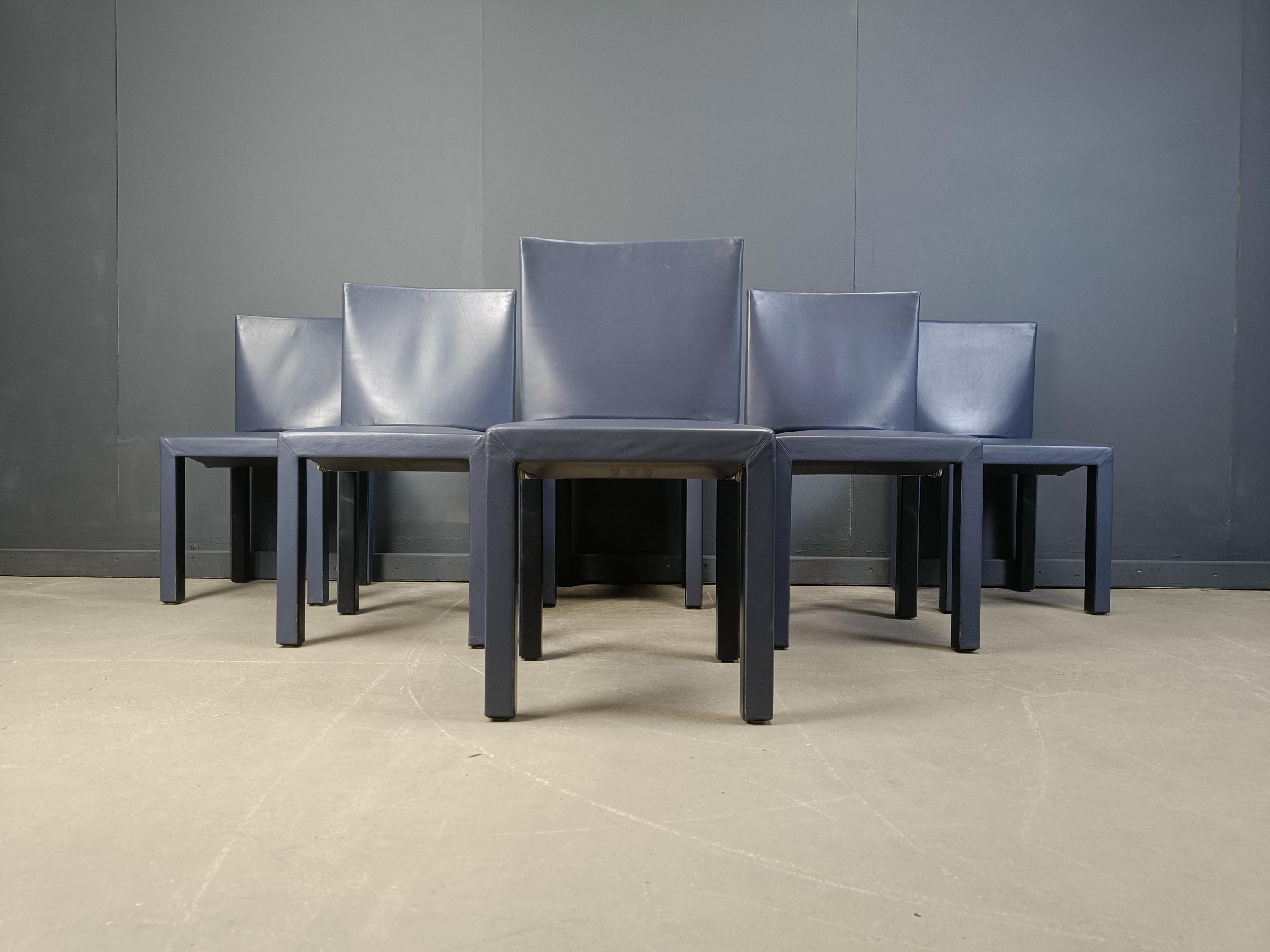 B&B ITALIA arcadia/ダイニング チェア　本革 Arcadia Dining Chairs by Paolo Piva for B& B Italia Set of 6