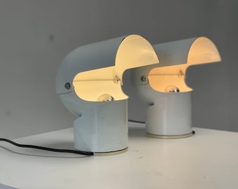 Pileino Tafellampen van Gae Aulenti voor Artemide, 1972, Set van 2 - vintage designlampen - Italiaanse tafellampen - space age tafellampen