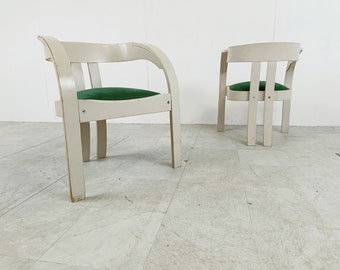 Giovanni Battista Bassi for Poltronova Pair of 'Elisa' Armchairs 1960s - vintage italian armchairs - mid century armchairs