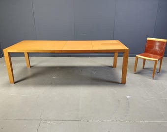 Extendable Dining table by Chi Wing Lo for Giorgetti, Italy - vintage dining table  -  vintage design table - giorgetti dining table