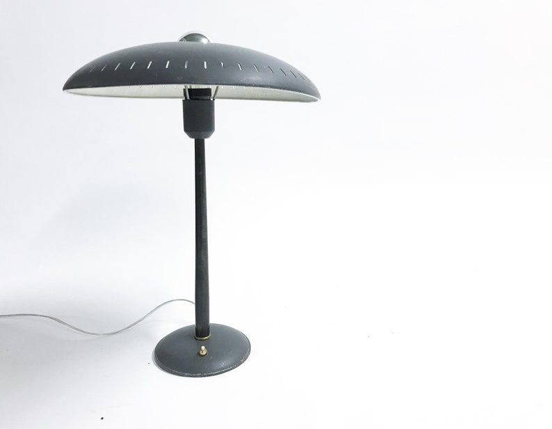 Desk Lamp By Louis Kalff For Philips 1950s Space Age Desk Etsy