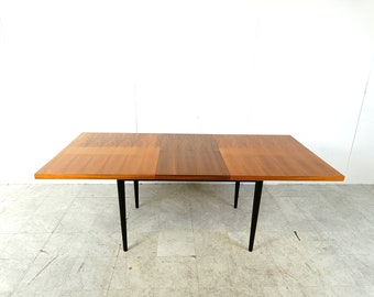 Mid century dining table by Jos De Mey, 1960s - vintage design dining table - 1960s dining table - extendable dining table