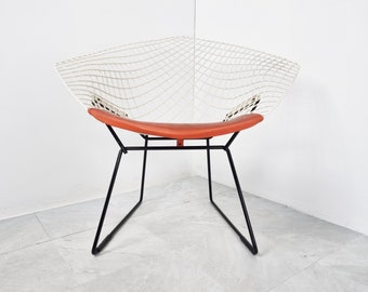 Diamond lounge chair by Harry Bertoia for Knoll, 1970s - vintage lounge chair - vintage side chair - knoll design chair