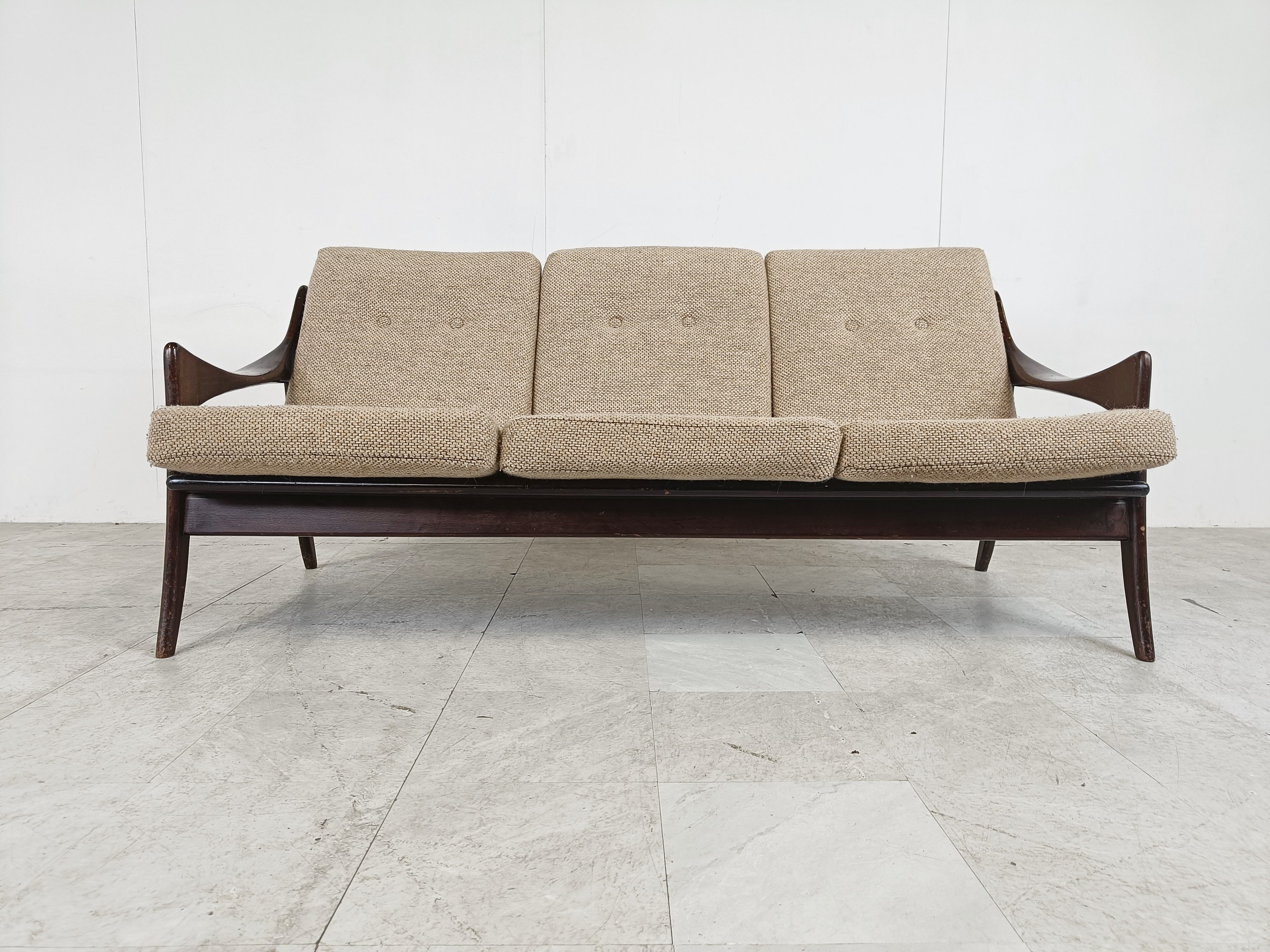 Vintage three seater sofa by de ster Gelderland, 1960s - mid Vintage three seater sofa by de ster Gelderland, 1960s - mid
