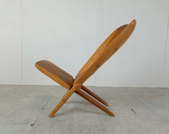 ヴィンテージのアフリカの出産用椅子、1950年代 - ミッドセンチュリー