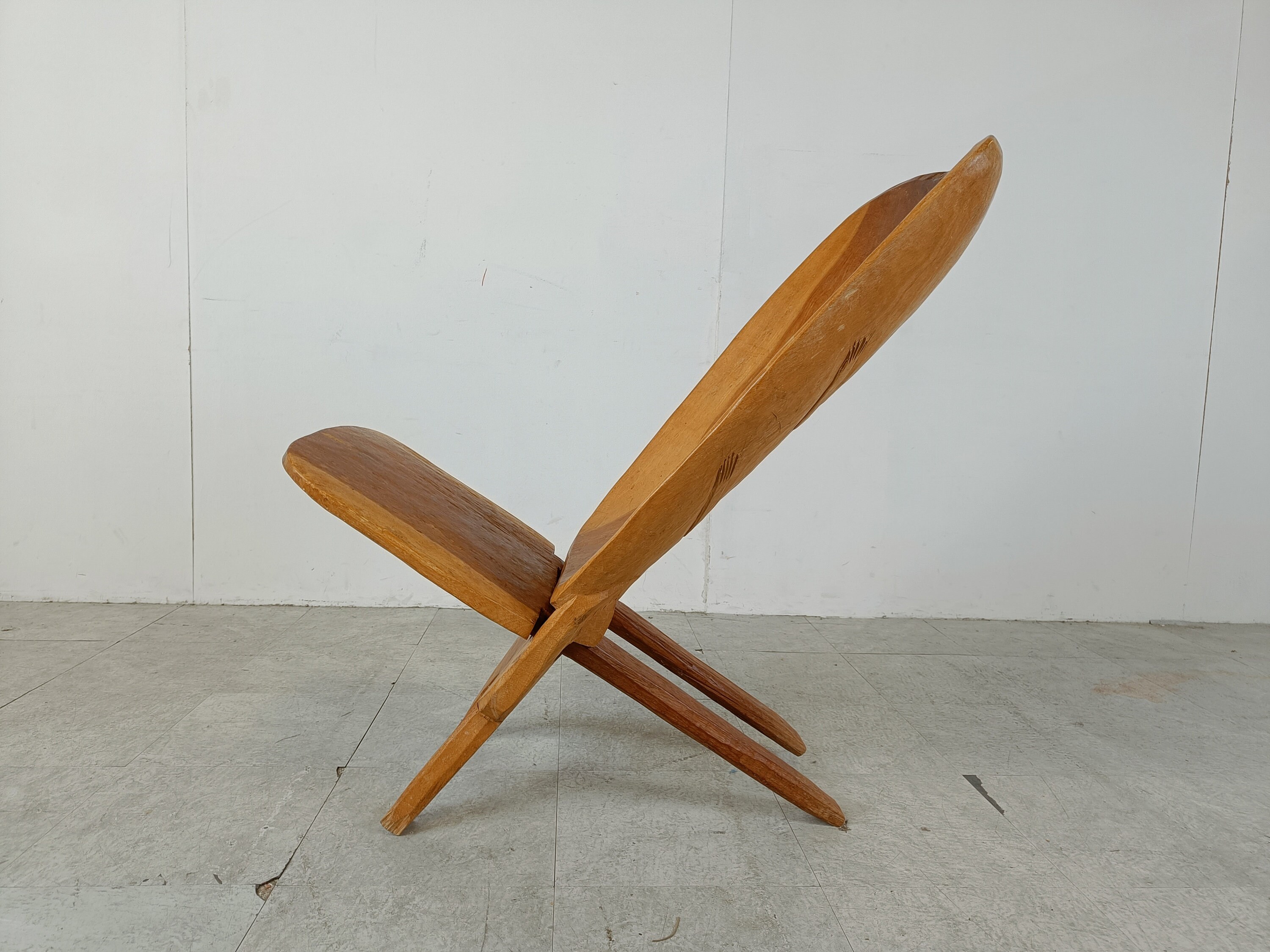 ヴィンテージのアフリカの出産用椅子、1950年代 - ミッドセンチュリー