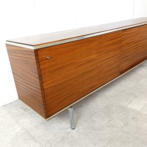 Vintage dressoir van Pieter De Bruyne voor AL Meubel, jaren 60 modern dressoir uit het midden van de eeuw belgisch design dressoir afbeelding 6