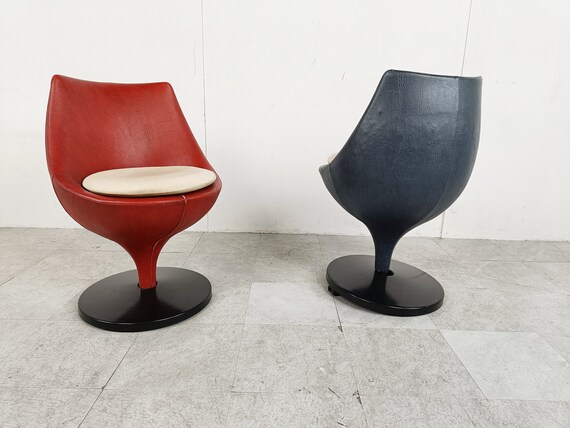 Pair of Polaris Chairs by Pierre Guariche for Meurop, 1960s