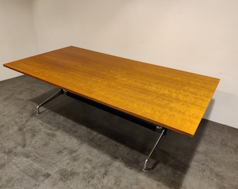 Charles & Ray Eames dining table or conference table 1980s - vintage eames table - vintage eames desk - vintage dining table