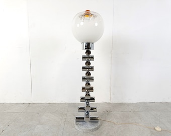 Lampadaire vintage de Mazzega, années 1960 - lampadaire du milieu du siècle - lampadaire vintage en verre - lampadaire des années 1960 - lampadaire italien
