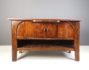 Armoire de finition Mid-Century, années 1960 - armoire brutaliste vintage - armoire wabi sabi - enfilade vintage - armoire design