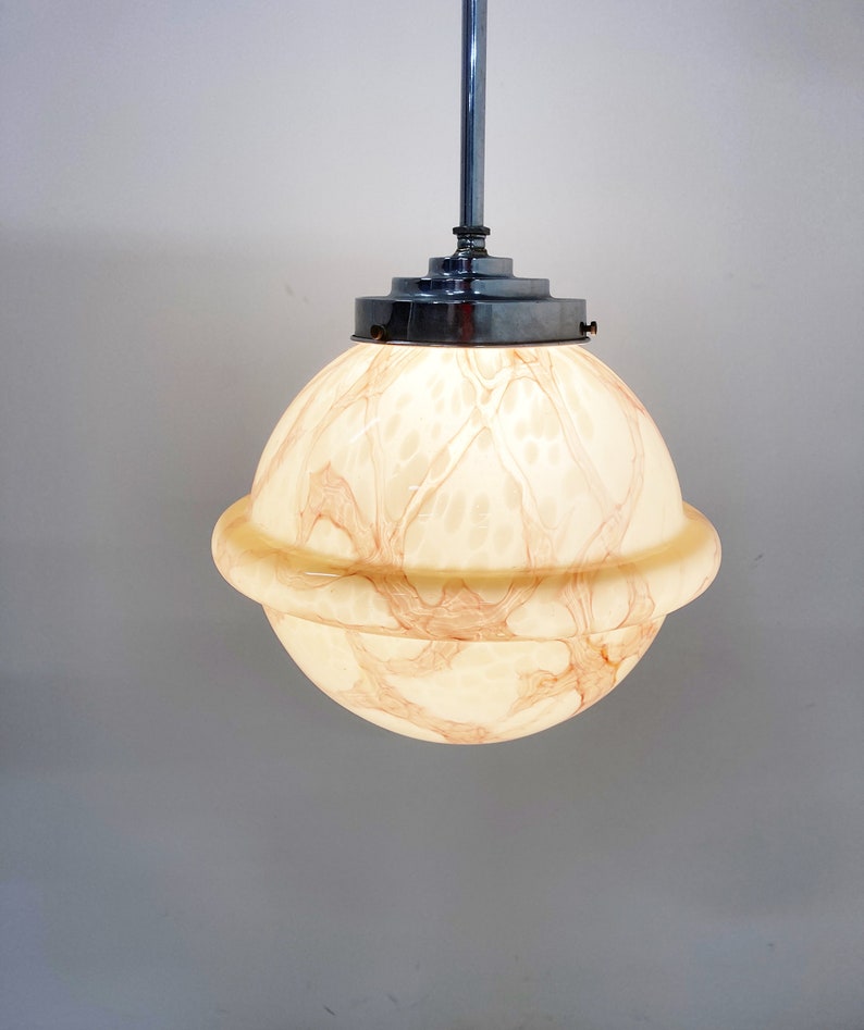 Antique Art Deco Pendant Light 1930s Art Deco Hallway Light - Etsy