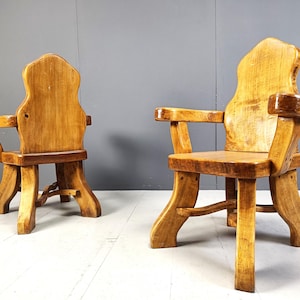 Vintage brutalist armchair, 1960s (Multiple pieces in stock) - mid century modern armchair - vintage design armchairs.