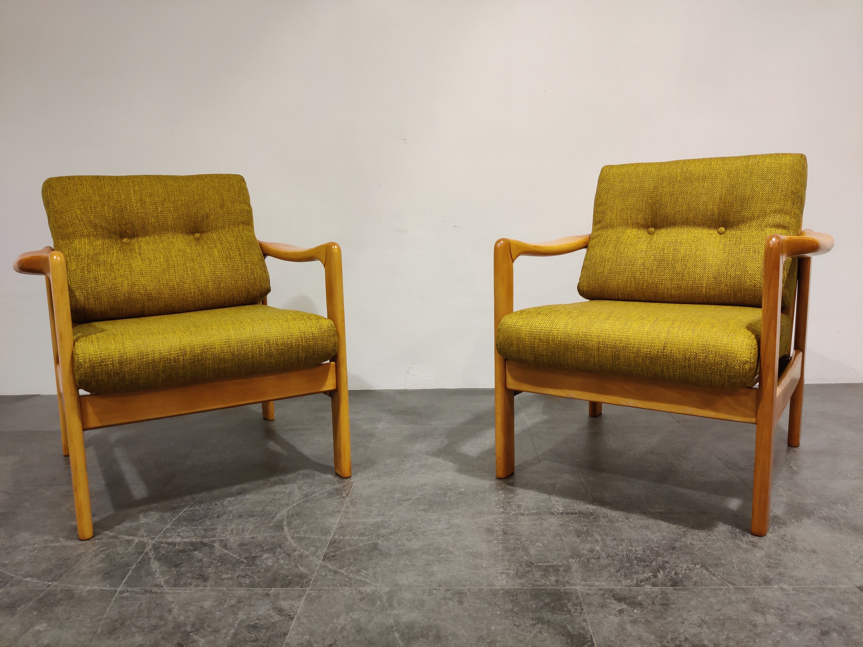 Mid century armchairs by Walter Knoll 1960s vintage Etsy