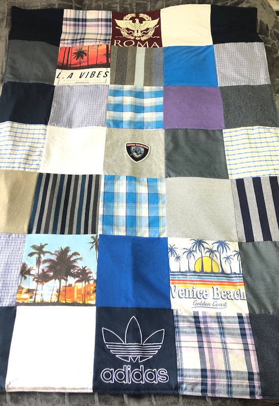 Blankets made from loved ones clothing deals