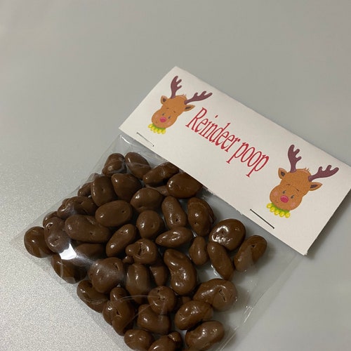 Reindeer Poop Christmas Sweets Novelty Sweets Stocking Etsy UK