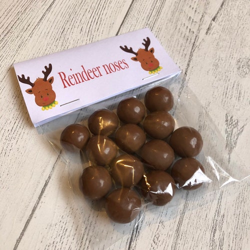Reindeer Poop Christmas Sweets Novelty Sweets Stocking Etsy UK