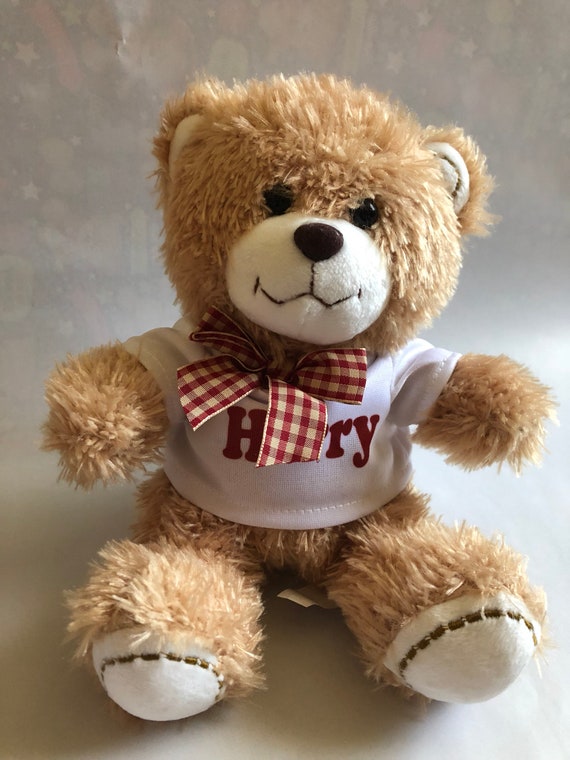 personalised name teddy bear