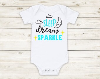 Baby vest, sleep dream sparkle
