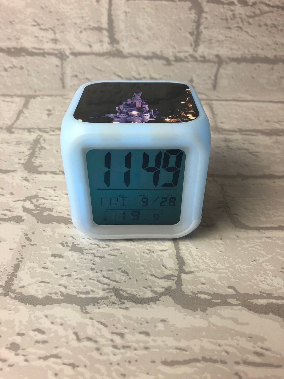 Personalised Alarm Clock, Photo Clock, Light up Clock Etsy UK