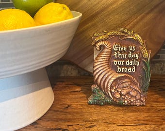 Vintage Cornucopia Napkin Holder