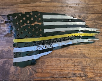 Slow Down Move Over Flag, Tow Lives Matter Flag