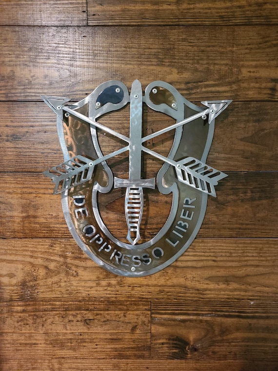 アメリカ陸軍特殊部隊グリーンベレー徽章 DE OPPRESSO LIBER US Army Special Forces, De Oppresso Liber, the Green Beret - Etsy