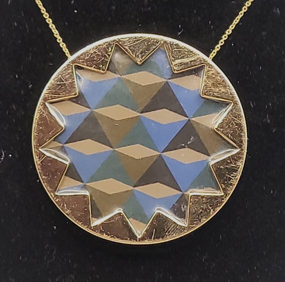 Authentic Vintage Givenchy Paris Statement Neckla… - image 1