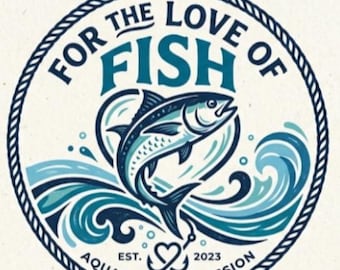 For The Love Of Fish Digital Download Fishing Logo Clipart PNG SVG
