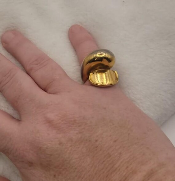 Vintage Signed KJL Statement Ring – Kenneth Jay L… - image 6
