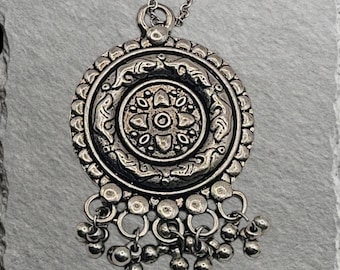 Tracey’s Mandala Medallion | Artisan Assemblage with Melodic Chime Drops