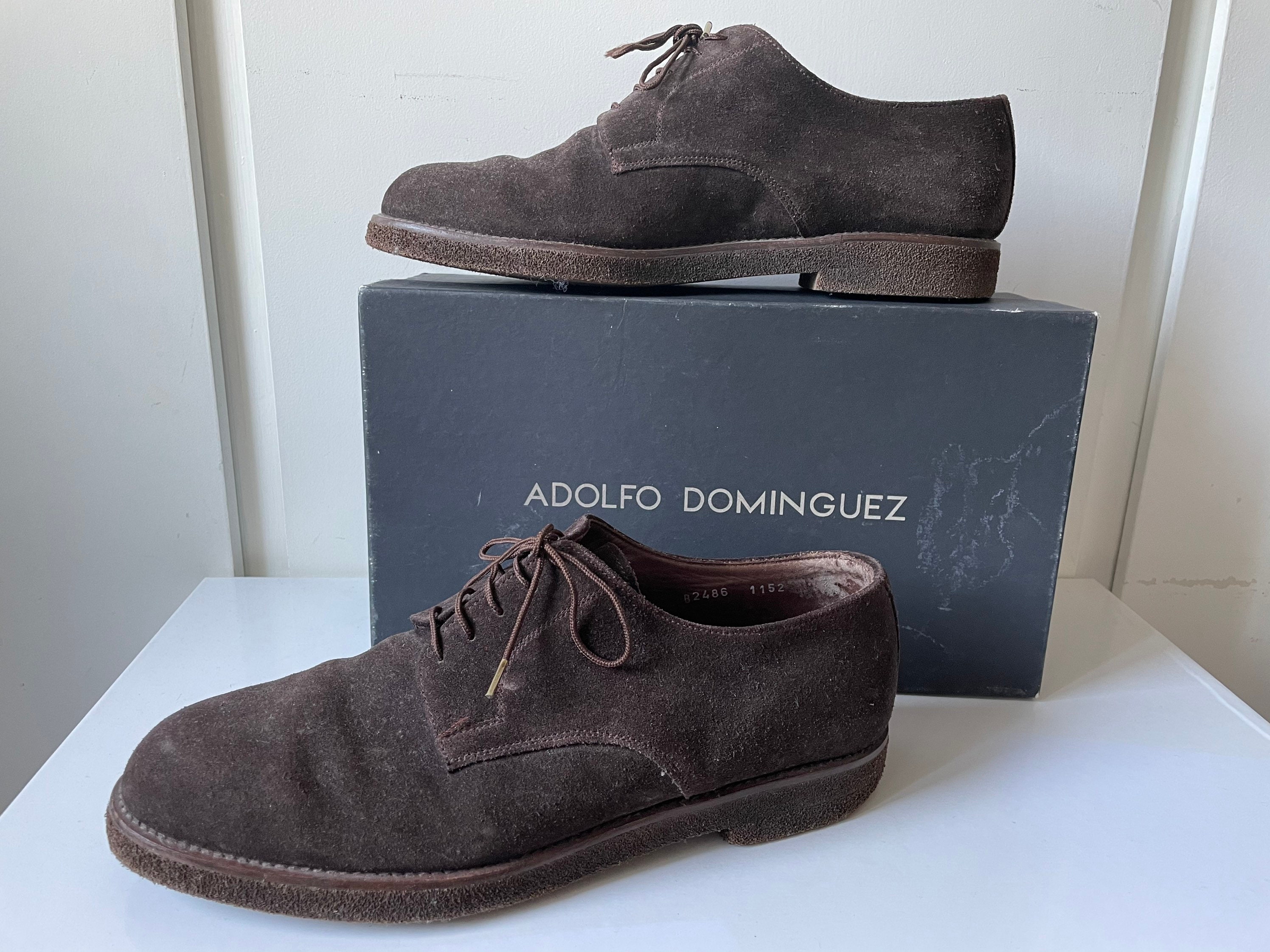 Adolfo Dominguez 1990s Vintage Mens Suede Lace up Shoes - Etsy