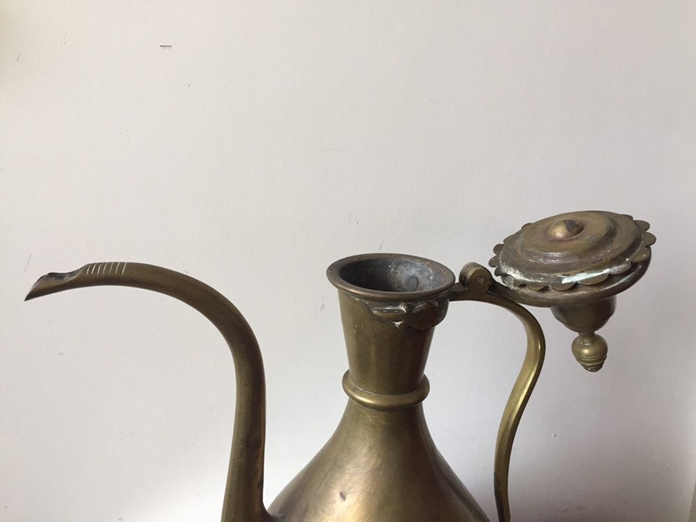 Ottoman Turkish Brass Ewer Antique Candleholder - Etsy
