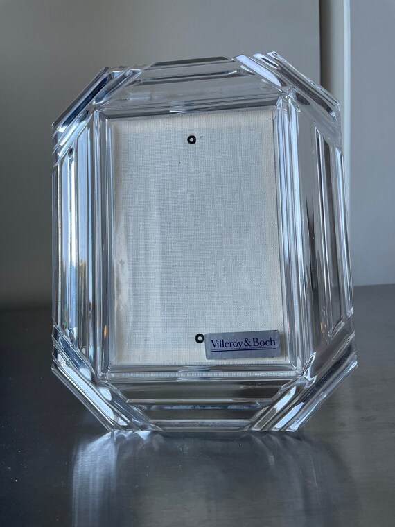 F.C.) Cornice in vetro EQUILIBRIO int.10X15cm / est.18x23cm -  PALLINI/AZZURRO