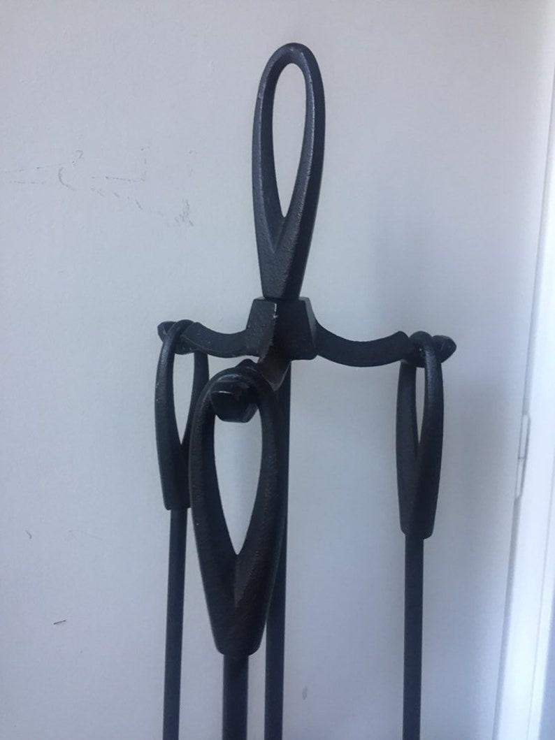 DANISH Design Fireplace Tool Set Vintage Etsy