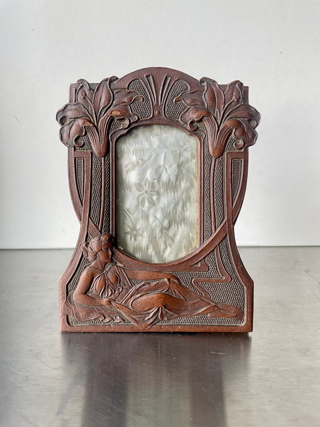 Antique ART NOUVEAU Picture Frame Etsy