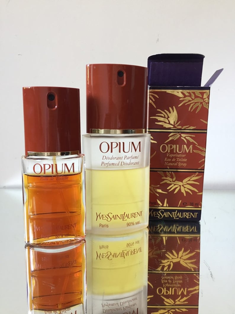 Opium by Yves Saint Laurent 1977 Vintage Set of 2 | Etsy