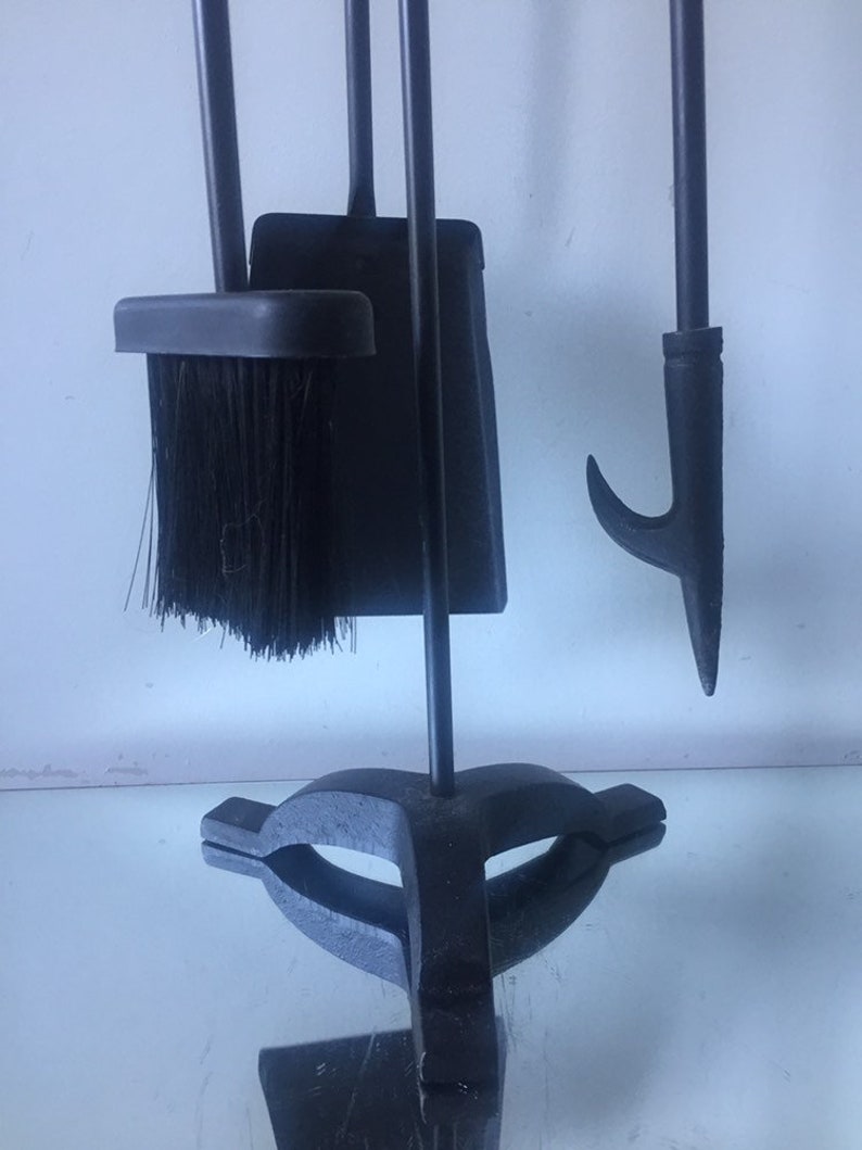 DANISH Design Fireplace Tool Set Vintage Etsy