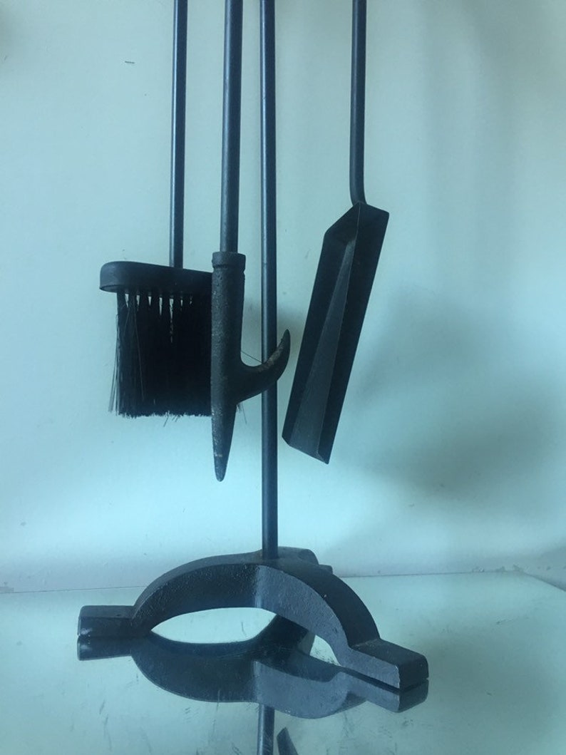 DANISH Design Fireplace Tool Set Vintage Etsy