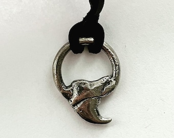 Predator Claw Pendant / cat claw, handmade, bronze or sterling silver, necklace