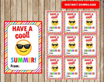 summer gift tag etsy summer gift tags