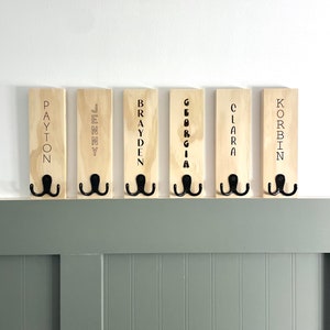 Personalized Towel Hooks 