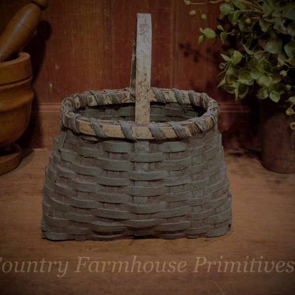 Primitive Basket Etsy
