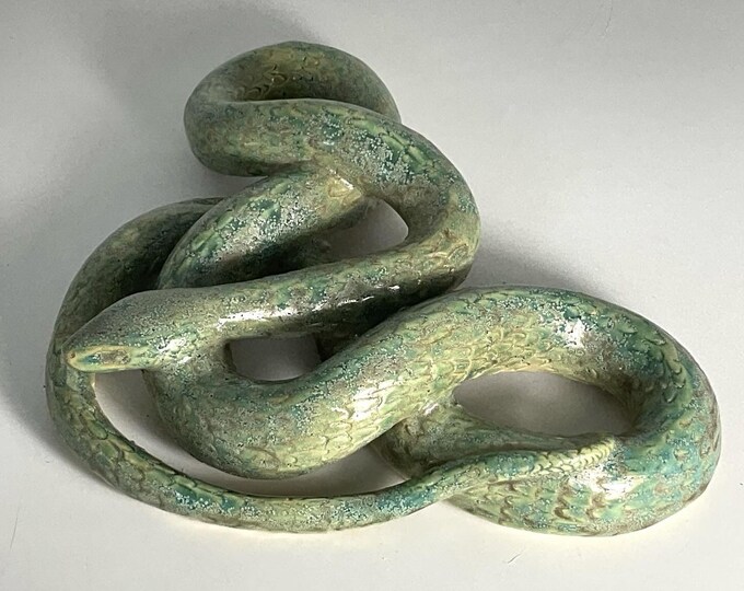 Ceramic Snake Fore Wall or Table - Etsy
