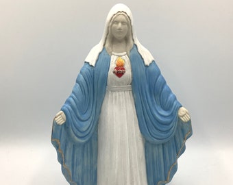 Virgin Mary Statue 9”