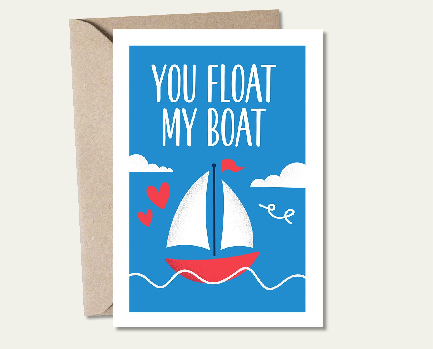 FLOAT MY BOAT Boat gift Birthday card boyfriend Birthday Etsy