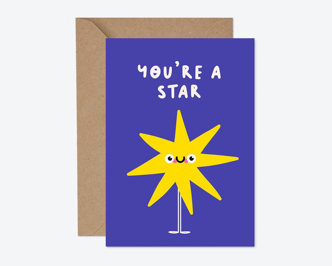You’re A Star Congratulations Card | Well Done Greeting Card ...