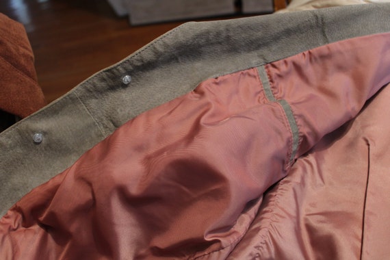Sheplers Vintage Gray Leather Blazer Jacket size … - image 6