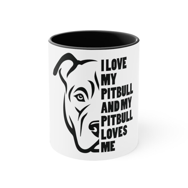 Pitbull Mug Etsy